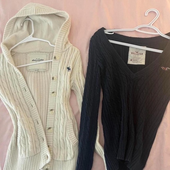 Abercrombie & Fitch Sweaters - Abercrombie & Fitch 2000s Y2K Hollister Sweater Bundle